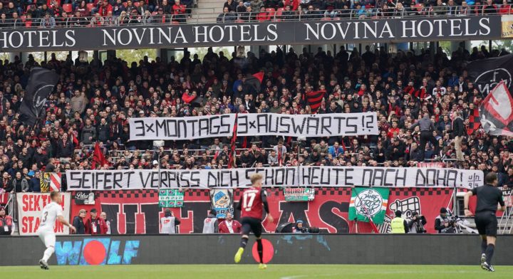 Bei St. Pauli-Spiel in Nürnberg: Erneute Proteste gegen Montagsspiele