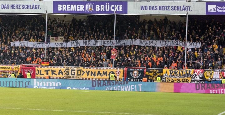 Dresdner Fans provozieren mit sexistischem Anti-St. Pauli-Banner