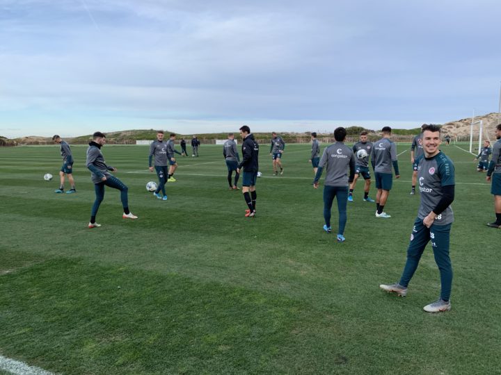 Training läuft, Wetter wird schlechter